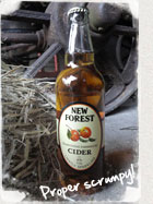 New Forest Traditional Sparkling Cider Bottle